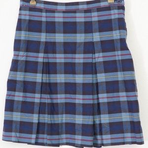 Becky Thatcher School Uniform 12 1/2 Blue Pleated